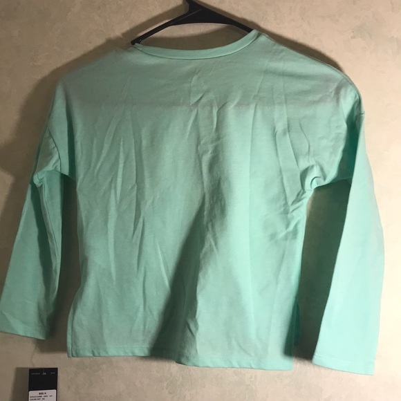 BNWT Adidas Girls Mint Long Sleeve Crew Neck Shirt - Picture 4 of 5